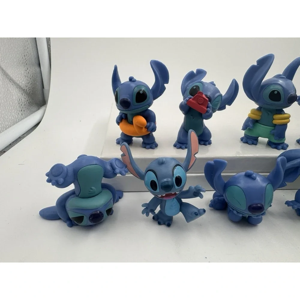 Lilo & Stitch Lot Of 10 Disney Stitch Mini Figures Just Play Hula Gift Cape